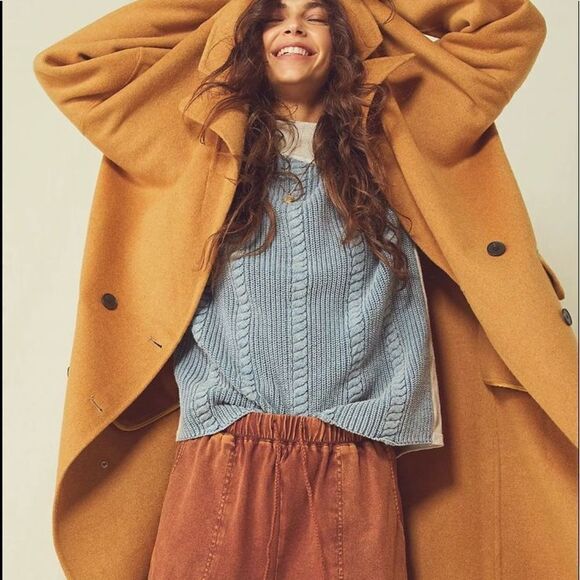 Free People Adore You Wool Coat - Picture 1 of 2